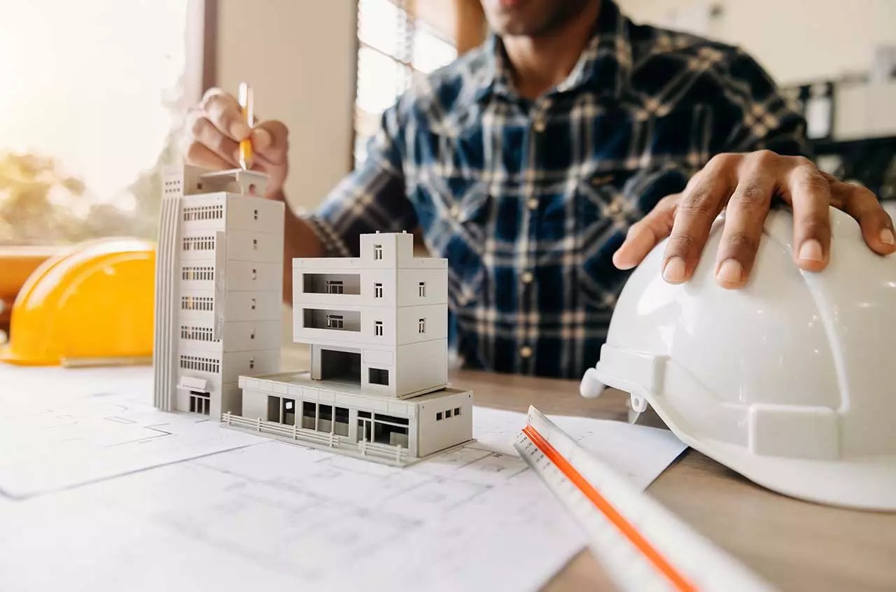 Obra en construcción de alta calidad